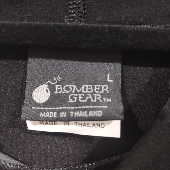 Men's Lycra Rash Guard Size L Bomber's Gear - Picture 3 of 4